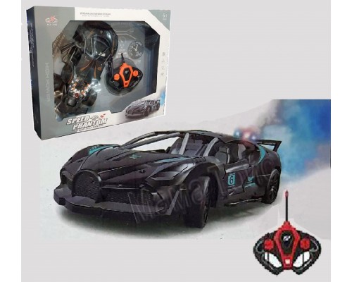 Машина на радиоуправлении с подсветкой, на аккумуляторе (911-606)