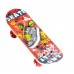 Дитячий дерев'яний скейт із малюнком, 43см. (22223)