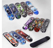 Скейт дерев'яний з малюнком 79 см. Колеса поліуретан (22226)