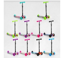 Трехколесный Самокат Мини колеса Светятся Микс цветов (112)