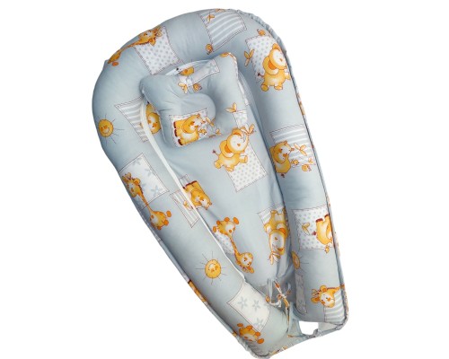 Кокон Позиціонер з ортопедичною подушкою для новонароджених